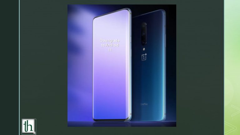 Downgrade the OnePlus 7 to Android 11