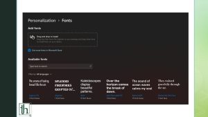 Change Default System Font on Windows