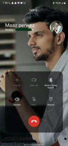 set the contact image as call background