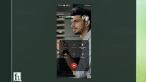 set the contact image as call background