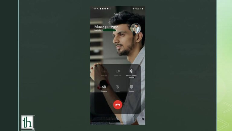set the contact image as call background