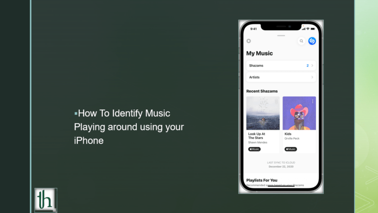 identify music playing around