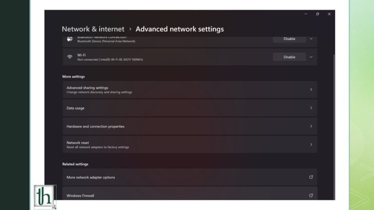 Missing Network Adapter in Windows