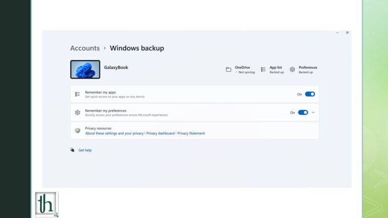 Backing up Windows 11