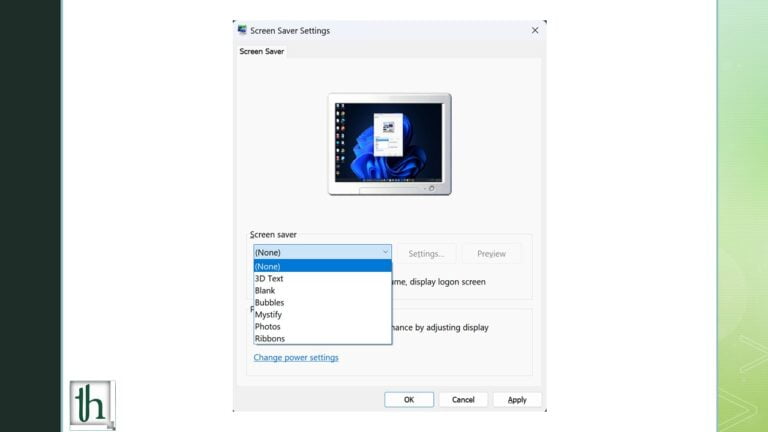 How to Fix Windows 11 Screen Saver issues
