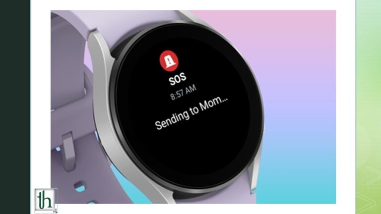 Samsung Watch Emergency SOS